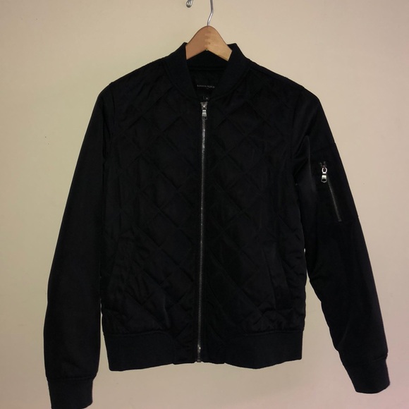 Banana Republic Quilted Bomber Jacket - Picture 1 of 3